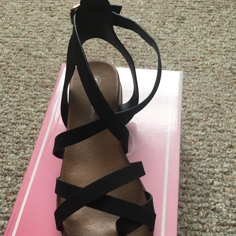 Black sandals